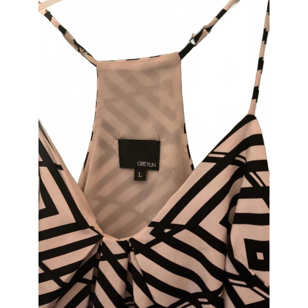 Geometric Greylin Women's Spaghetti Strap Top - Size L - Picture 3 of 8